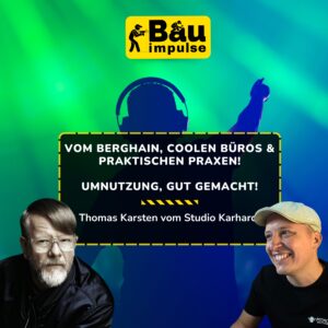 Podcast Cover Umnutzung Bestandsgebaeude Episode 109