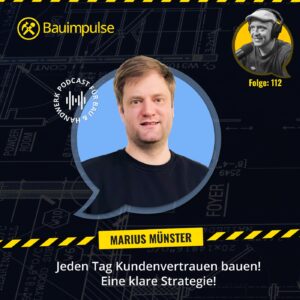 Podcast Cover Bauimpulse Episode 112 Digitalisierung Handwerk