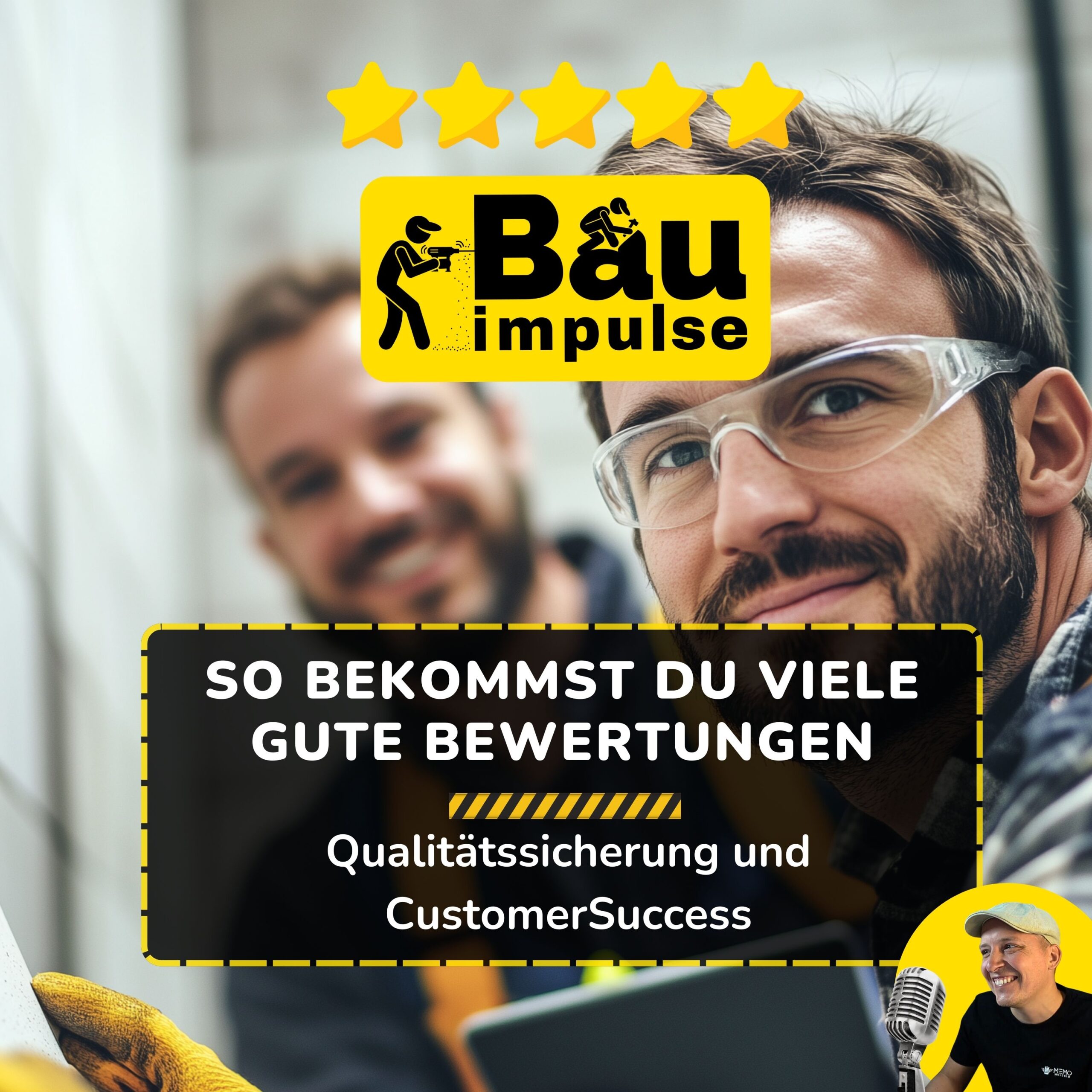 Podcast Cover Bauimpulse Episode 86 Qualitaetssicherung Handwerk