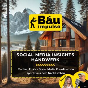 Podcast Cover Social Media Insights Episode 88 Bauimpulse