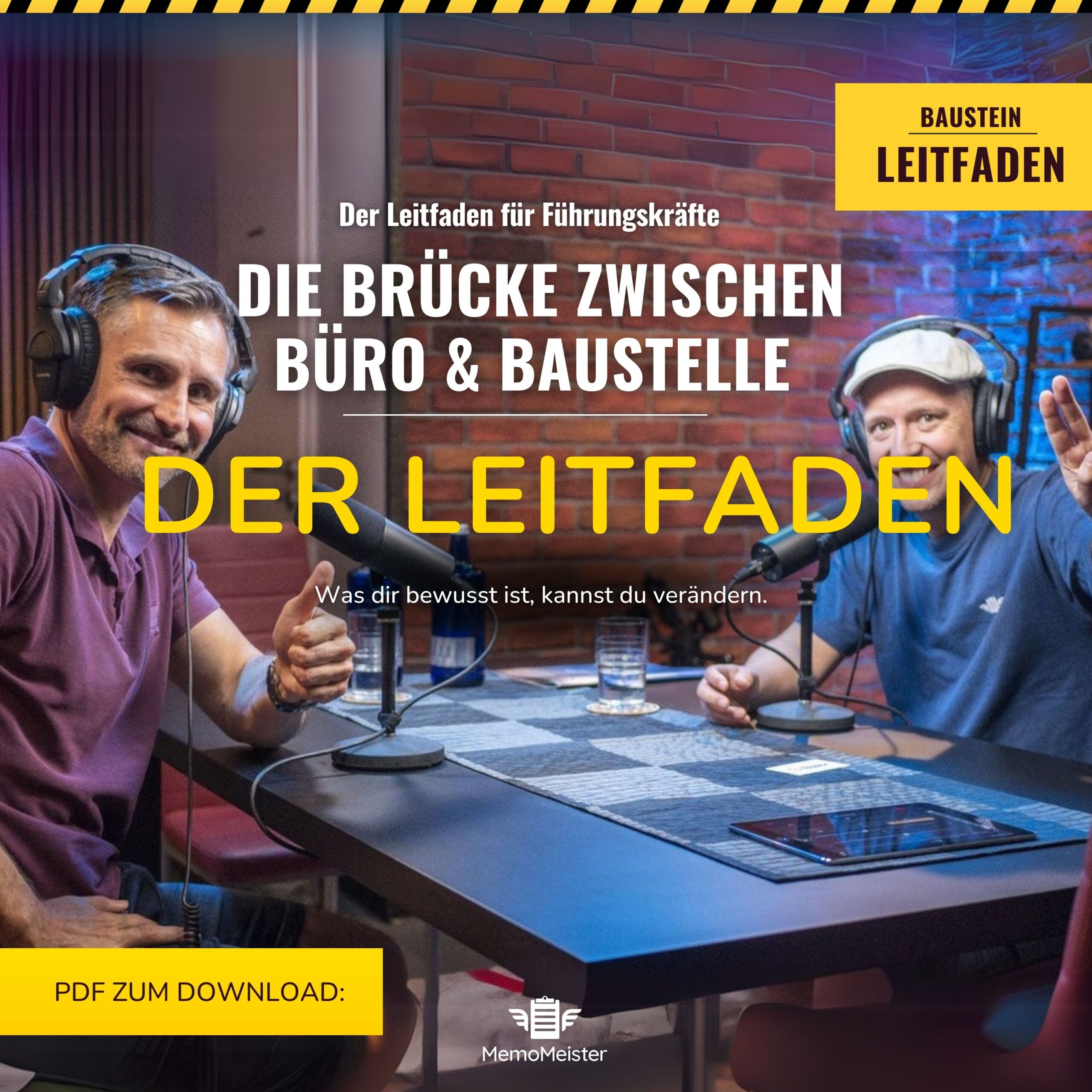 Podcast Cover Bauimpulse Episode 94 Bruecke zwischen Buero und Baustelle